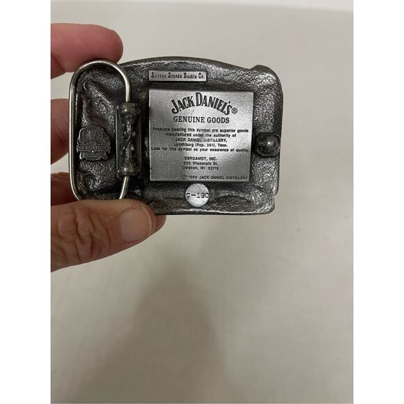 Jack Daniels Tennessee Whiskey Old No7 vintage C-190 Bergamot belt buckle‎ A52 - Picture 4 of 4